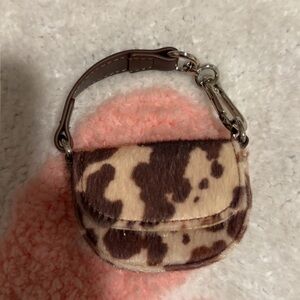 Cow print mini bad clip new
